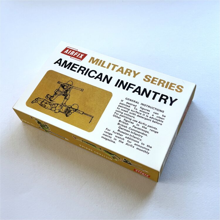 Airfix Empty American Infantry Early Repro Box 1:32 Scale #1729