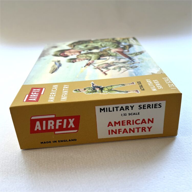 Airfix Empty American Infantry Early Repro Box 1:32 Scale #1729