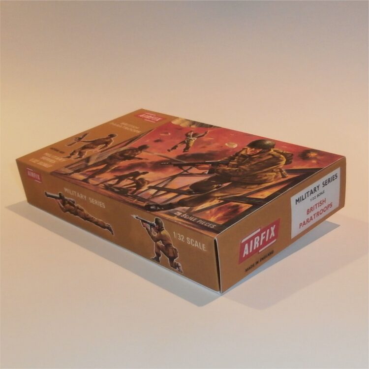 Airfix Empty British Paratroopers Paratroops Early Repro Box
