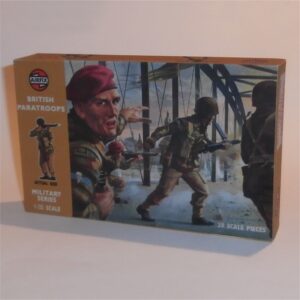 Airfix Empty British Paratroopers Paratroops 2nd Issue Repro Box