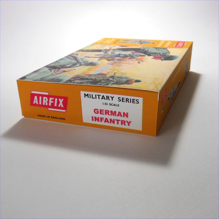 Airfix Empty German Infantry Early Brown Repro Box 1:32 Scale #1718