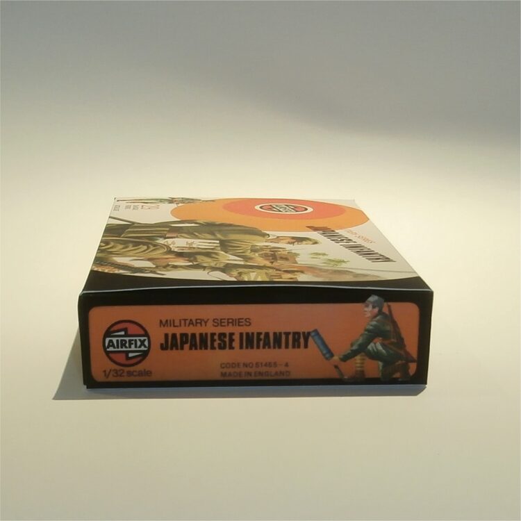 Airfix Empty Military Series Japanese Infantry Target Logo Repro Box