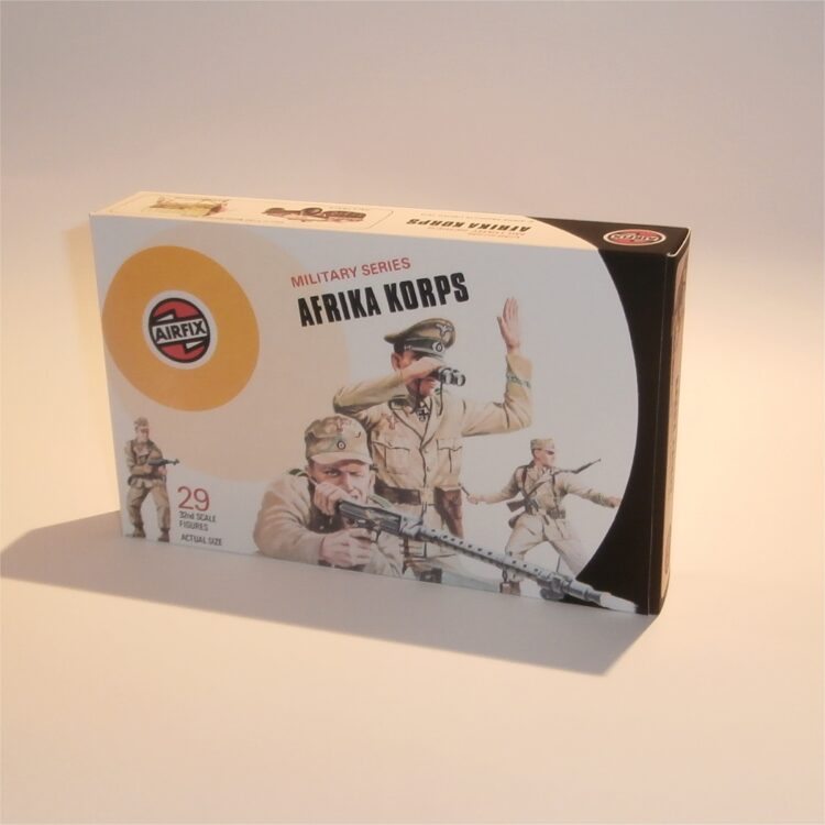 Airfix Empty Military Series Afrika Korps Target Logo Repro Box