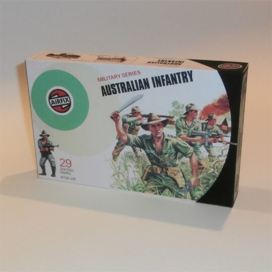 Airfix Empty Military Series Australian Infantry Target Logo Repro Box
