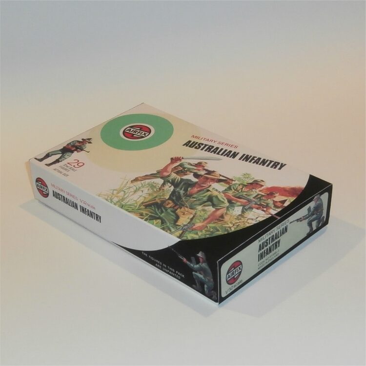 Airfix Empty Military Series Australian Infantry Target Logo Repro Box