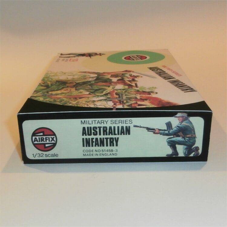 Airfix Empty Military Series Australian Infantry Target Logo Repro Box