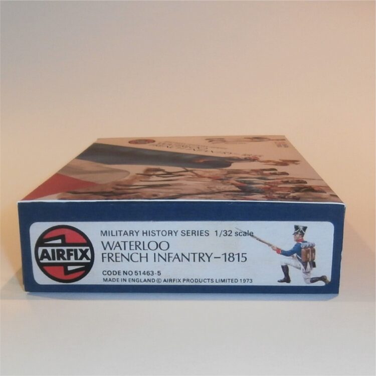 Airfix Empty Waterloo Series French Infantry Repro Box
