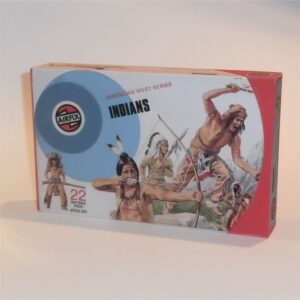 Airfix Empty Western Series Indians Target Logo Repro Box