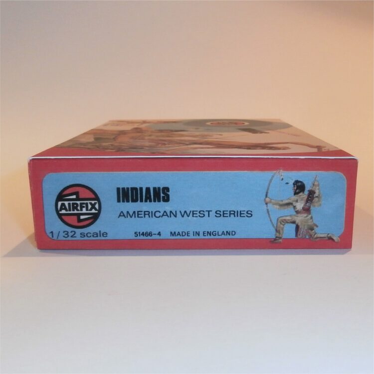 Airfix Empty Western Series Indians Target Logo Repro Box