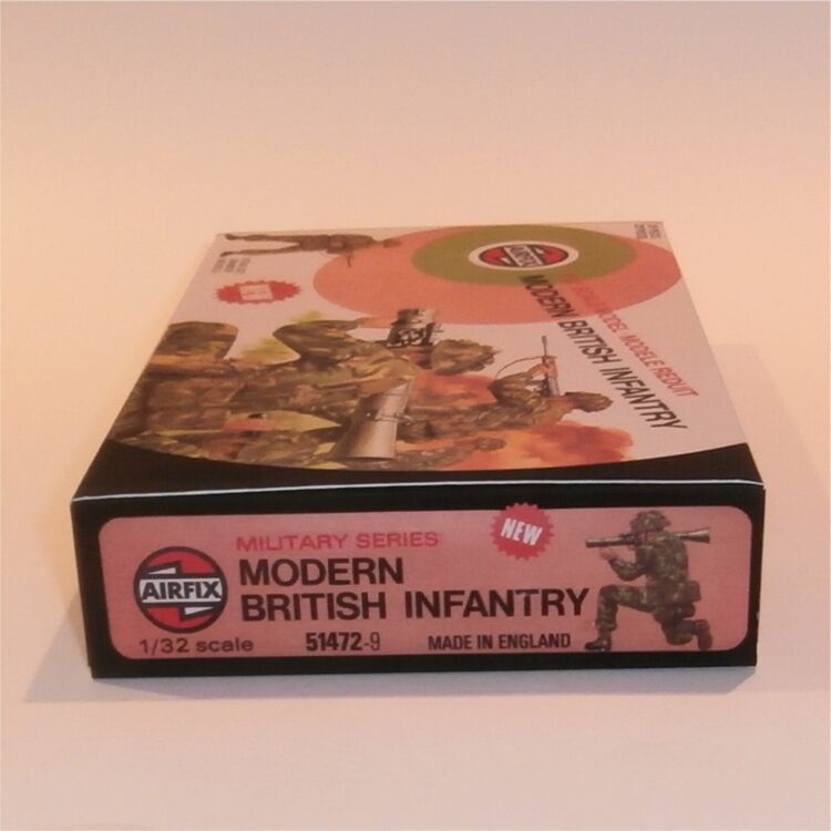 Airfix Empty Modern British Infantry Target Logo Repro Box