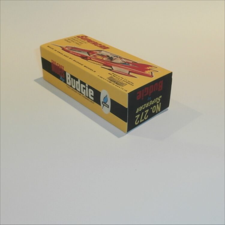 Budgie Models 272 Supercar Empty Reproduction Box