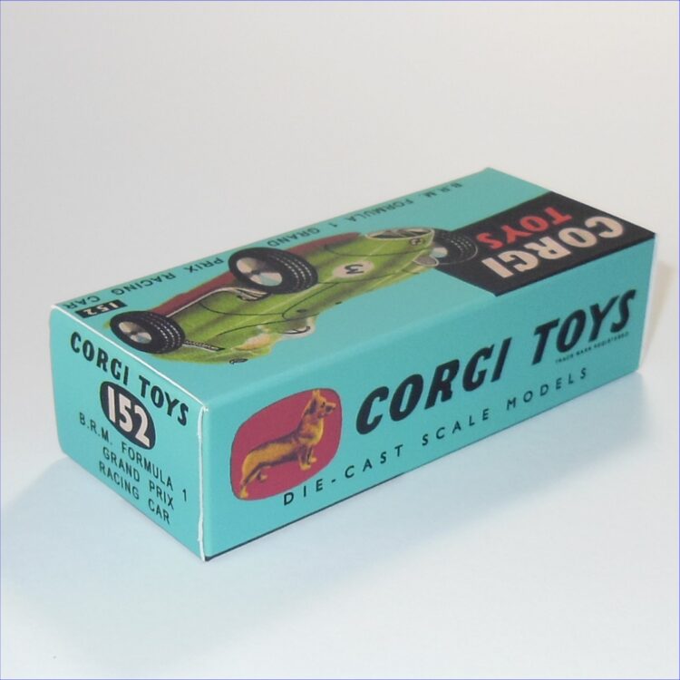 Corgi Toys 152 B.R.M. Formula 1 Racing Car Repro Box