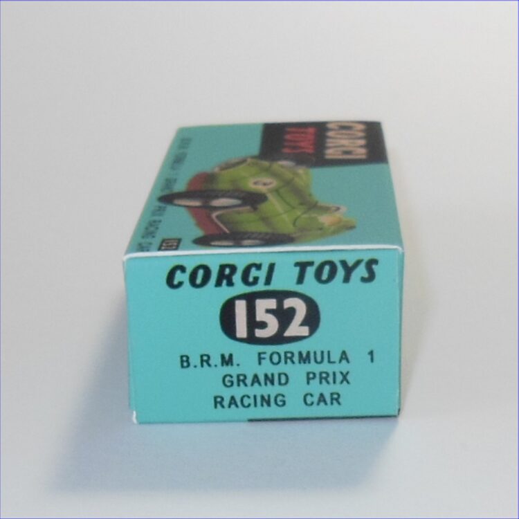 Corgi Toys 152 B.R.M. Formula 1 Racing Car Repro Box