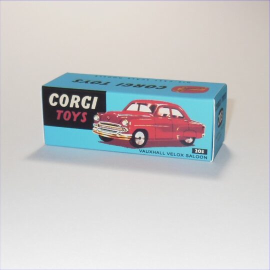 Corgi Toys 203 Vauxhall Velox Repro Box