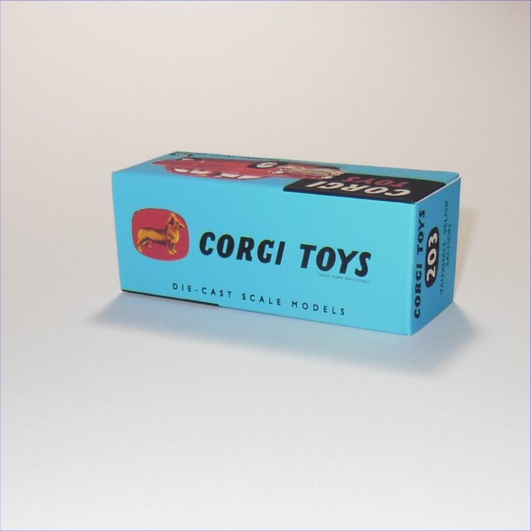 Corgi Toys 203 Vauxhall Velox Repro Box