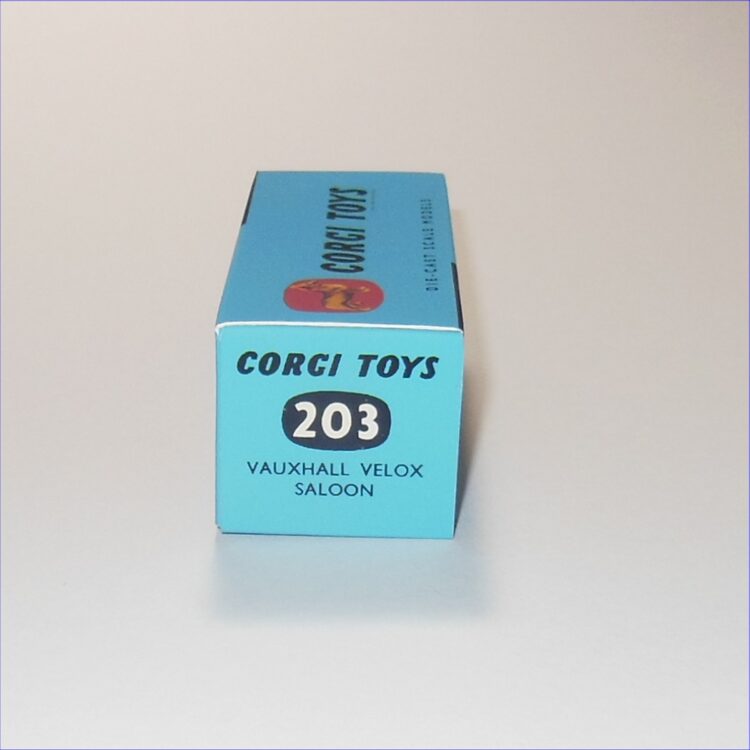 Corgi Toys 203 Vauxhall Velox Repro Box