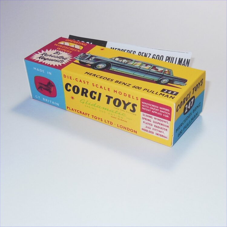 Corgi Toys 247 Mercedes Benz 600 Pullman Repro Box