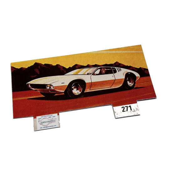 Corgi Toys 271 Ghia Mangusta De Tomaso Box Header Card Only