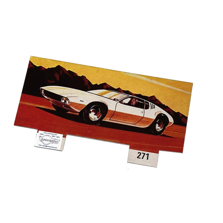 Corgi Toys 271 Ghia Mangusta De Tomaso Box Header Card Only