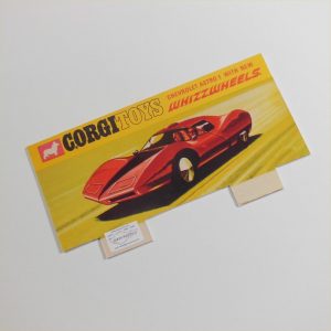 Corgi Toys 347 Chevrolet Astro 1 Experimental Car Header Card Only
