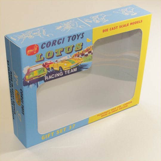 Corgi Toys Gift Set 37a Lotus Racing Team Set Empty Repro Box