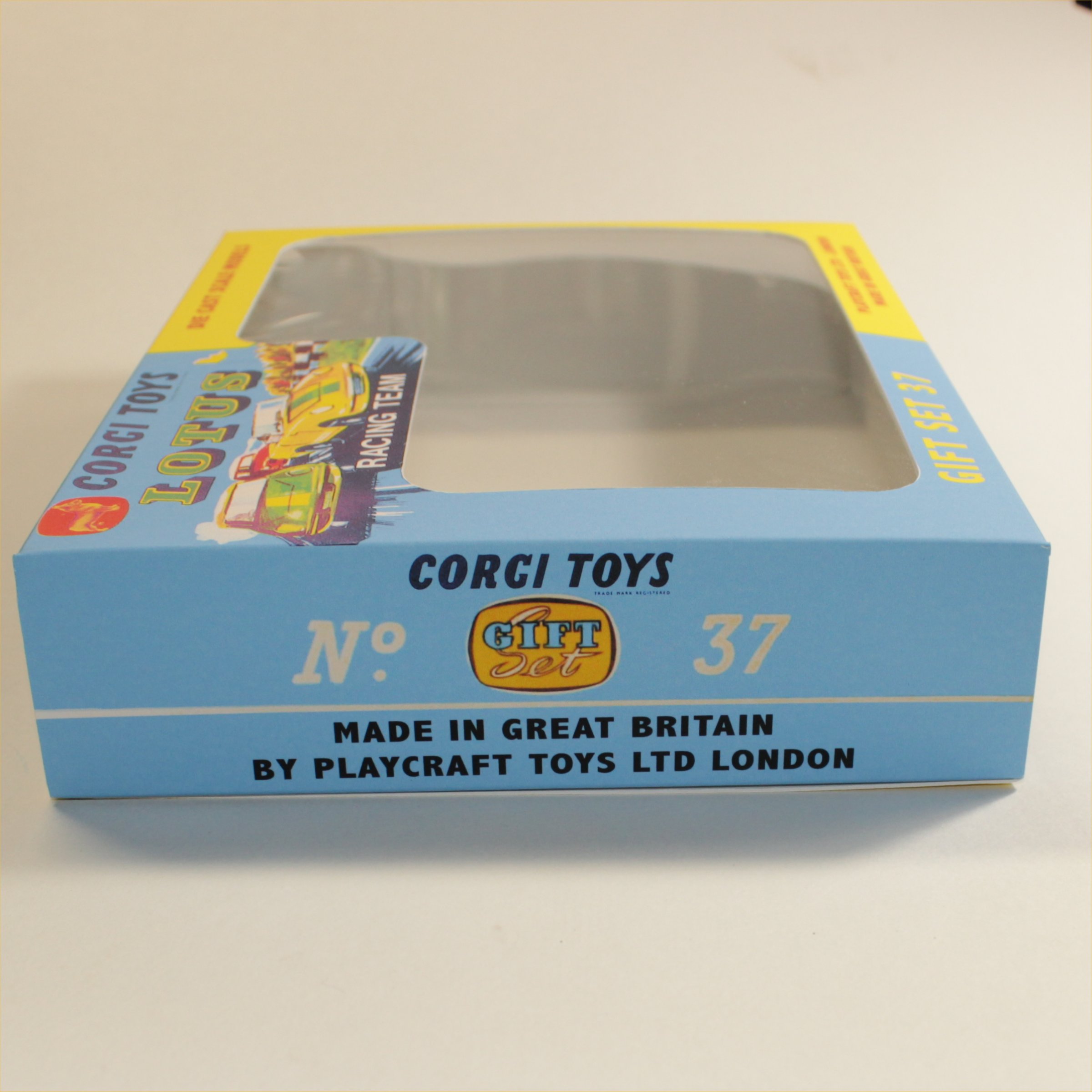Corgi Toys Gift Set 37a Lotus Racing Team Set Empty Repro Box