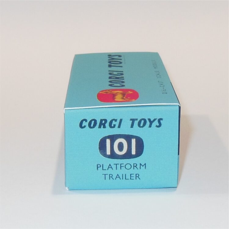 Corgi Toys 101 Platform Trailer Early Blue Repro Box