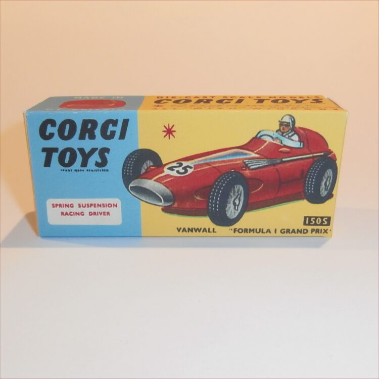 Corgi Toys 150s Vanwall Formula 1 Repro Box