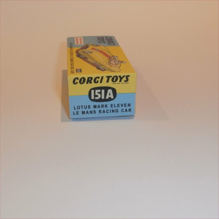 Corgi Toys 151A Lotus Le Mans Racing Car Repro Box