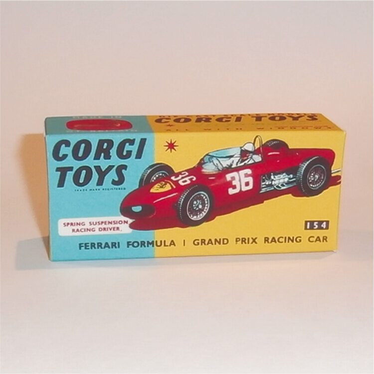 Corgi Toys 154 Ferrari F1 Grand Prix Racing Car Repro Box