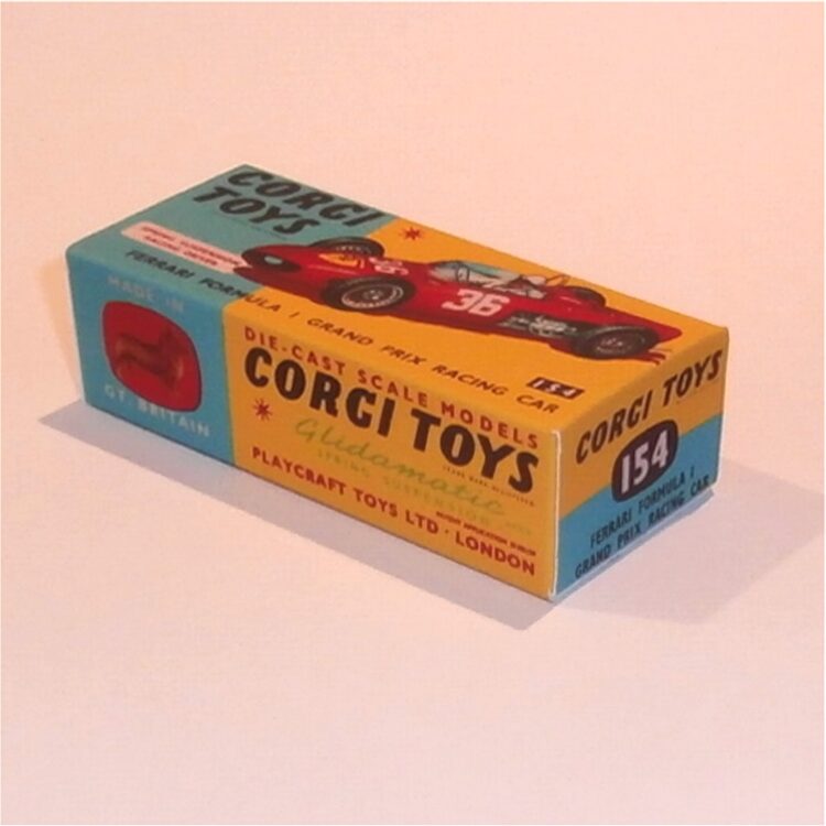 Corgi Toys 154 Ferrari F1 Grand Prix Racing Car Repro Box