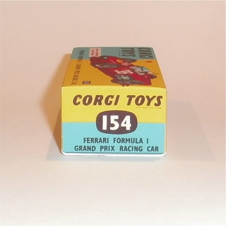 Corgi Toys 154 Ferrari F1 Grand Prix Racing Car Repro Box