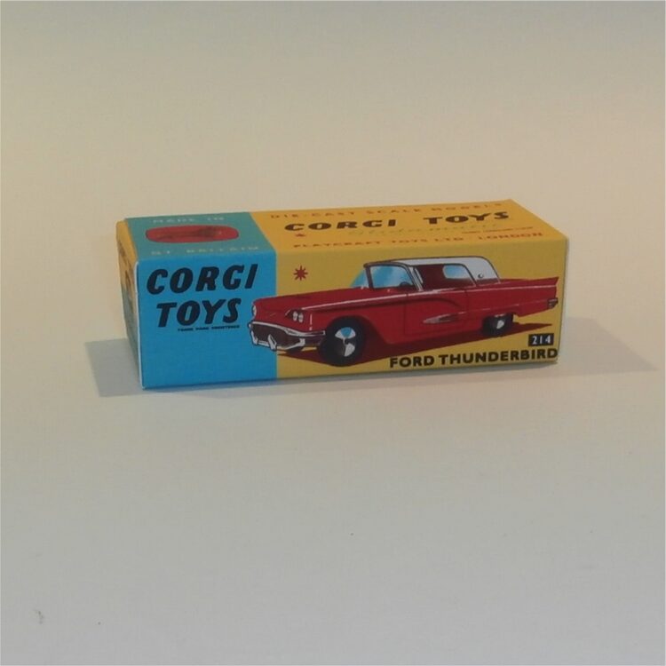 Corgi Toys 214 Ford Thunderbird Repro Box