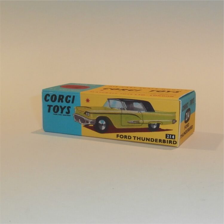 Corgi Toys 214 Ford Thunderbird Repro Box