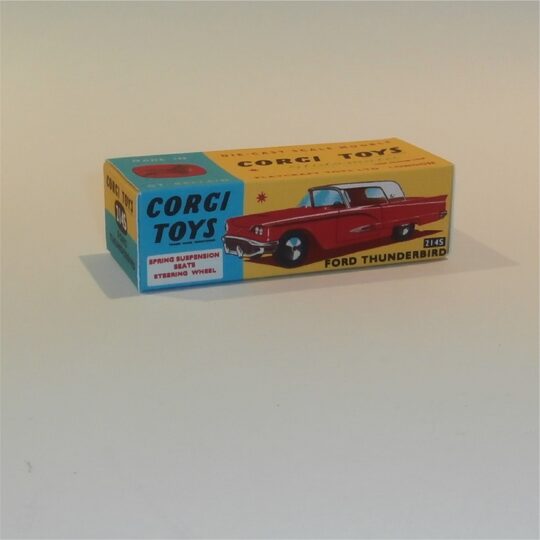 Corgi Toys 214S Ford Thunderbird with Suspension Repro Box