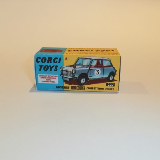 Corgi Toys 227 Mini Cooper Competition Repro Box