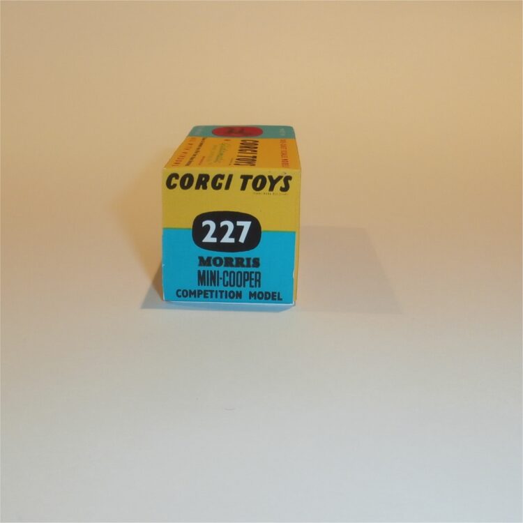 Corgi Toys 227 Mini Cooper Competition Repro Box