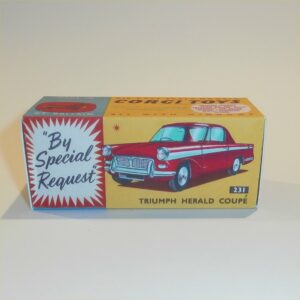 Corgi Toys  231 Triumph Herald (Red) Custom Box