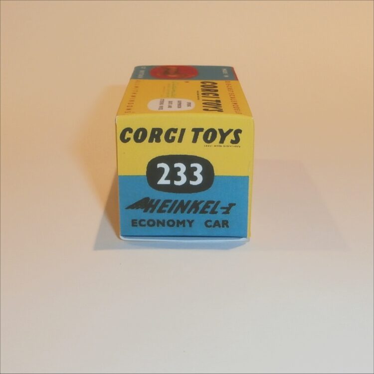 Corgi Toys 233 Heinkel Economy Car Repro Box