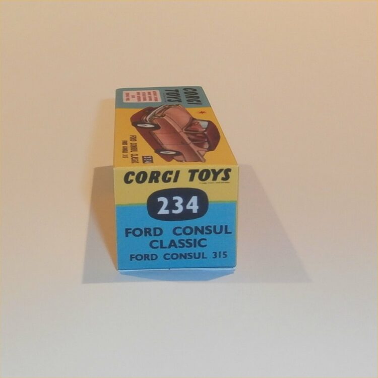 Corgi Toys 234 Ford Consul Classic Repro Box