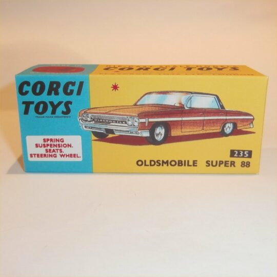 Corgi Toys 235 Oldsmobile Super 88 Sedan Repro Box