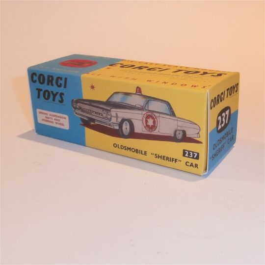 Corgi Toys 237 Oldsmobile 88 County Sheriff Car Repro Box