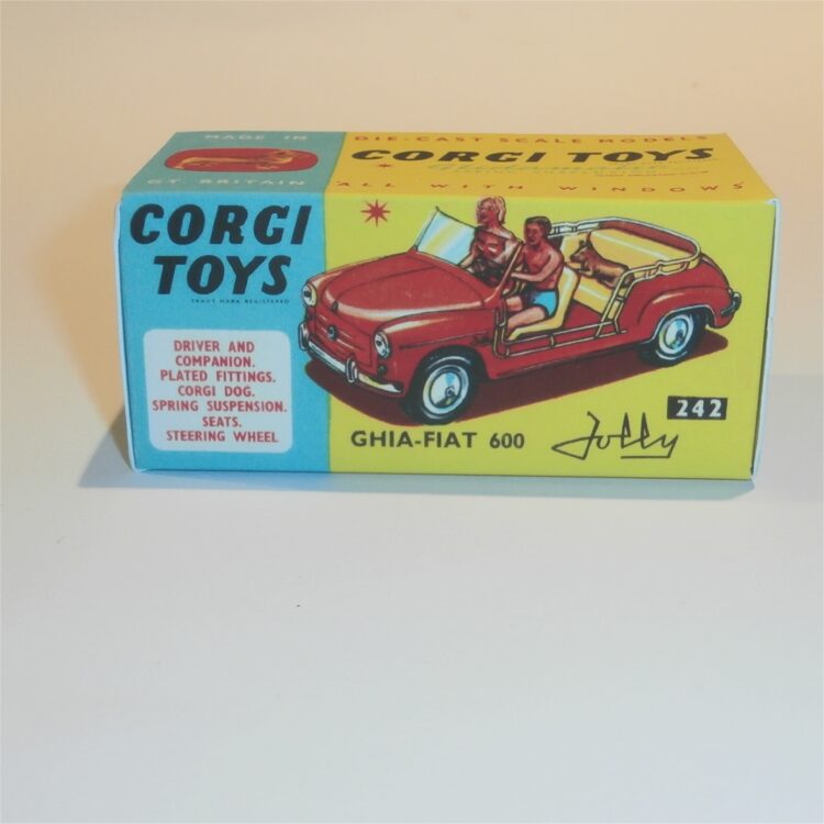 Corgi Toys 242 Fiat Ghia Jolly Repro Box