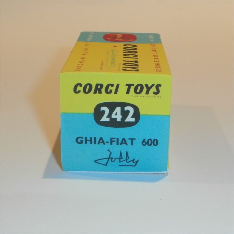 Corgi Toys 242 Fiat Ghia Jolly Repro Box