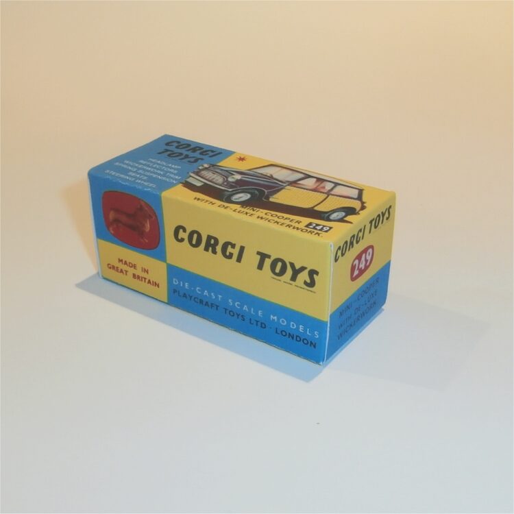 Corgi Toys 249 Mini Cooper Wickerwork Repro Box