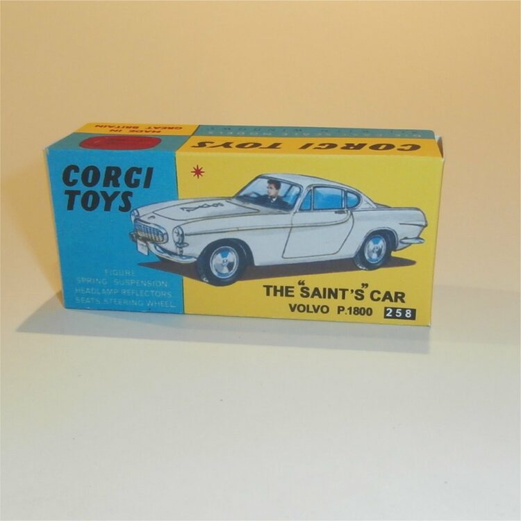 Corgi Toys 258 The Saint Volvo P1800 Repro Box