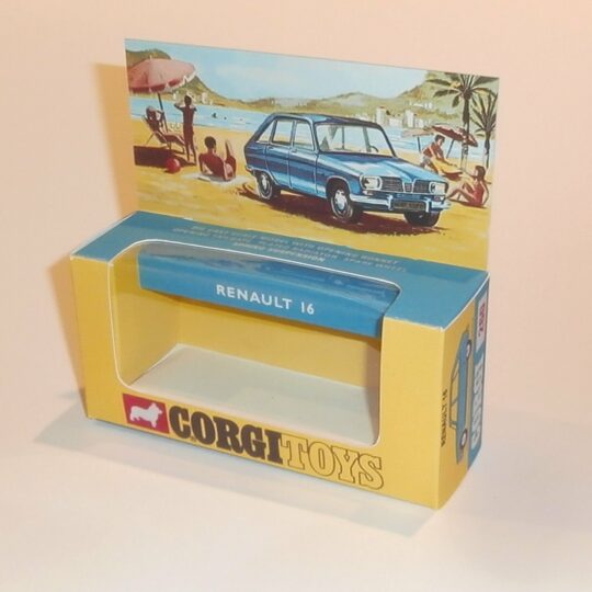 Corgi Toys 260 Renault 16 Repro Box Interior & Header Card Set