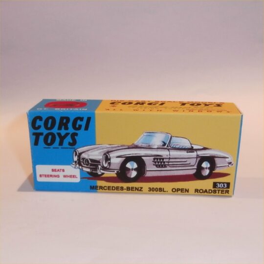 Corgi Toys 303s Mercedes Open Sports 300SL Repro Box