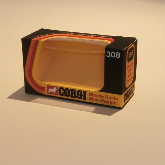 Corgi Toys 308 Mini Cooper Monte Carlo #117 Whizzwheels Repro Box