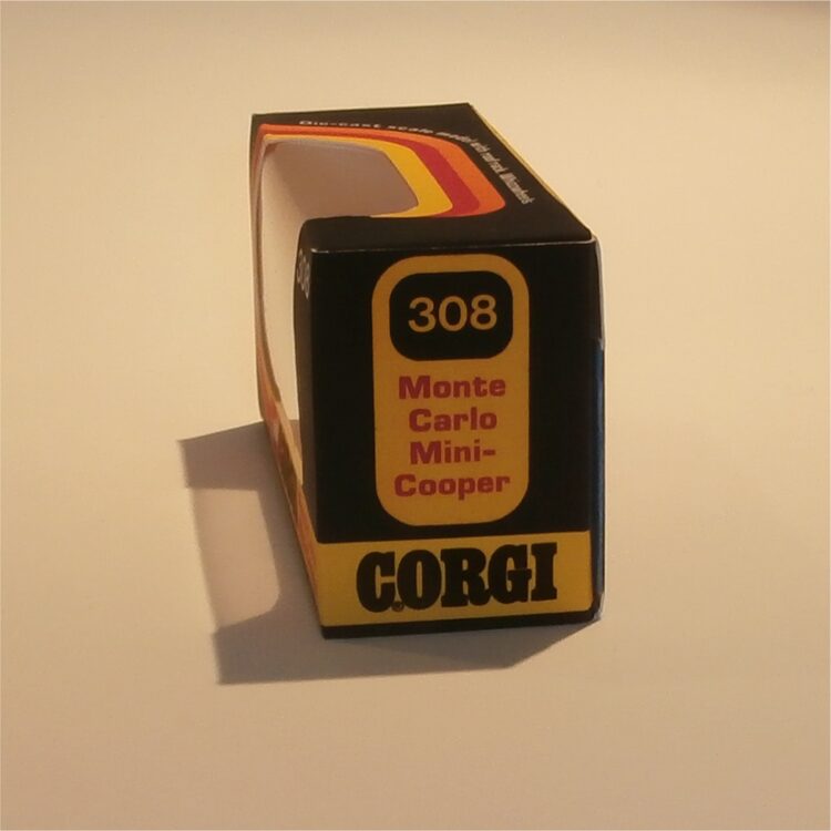 Corgi Toys 308 Mini Cooper Monte Carlo #117 Whizzwheels Repro Box